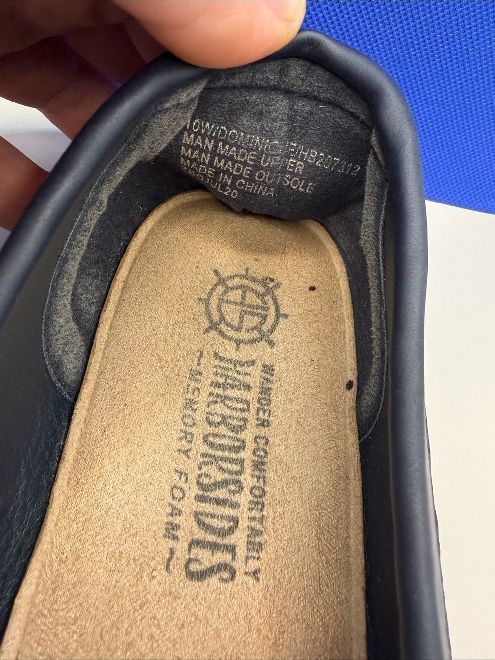 Harborsides Memory Foam Loafers - Women’s Size 10W - Navy Blue - Picture 2 of 7